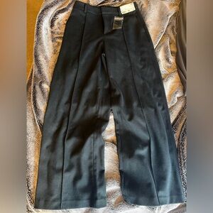 Uniqlo Navy Straight Leg Trousers